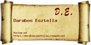 Darabos Esztella névjegykártya